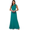 imageAdrianna Papell Womens Stretch Crepe Long DressTempo Teal