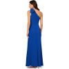 imageAdrianna Papell Womens Stretch Crepe Long DressViolet Cobalt