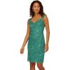 imageAdrianna Papell Womens Beaded Mesh DressJungle Green