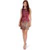 imageAdrianna Papell Womens Ombre Sequin Sheath DressCassis