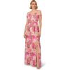 imageAdrianna Papell Womens Printed OffSholder DressPink Multi
