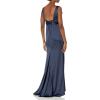 imageAdrianna Papell Womens Satin Open Bow Back Dress Midnight 4