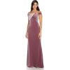 imageAdrianna Papell Womens Stretch Velvet DressAntique Rose