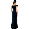imageAdrianna Papell Womens Stretch Velvet DressEmerald