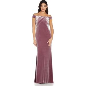 imageAdrianna Papell Womens Stretch Velvet DressAntique Rose