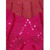 image:imageAdrianna Papell Womens Beaded Short Cape Sleeve DressHot Orchid