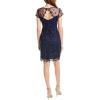 image:imageAdrianna Papell Womens Embroidered Sheath DressLight Navy