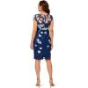 image:imageAdrianna Papell Womens Embroidered Sheath DressMidnight Multi
