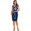 image:imageAdrianna Papell Womens Embroidered Sheath DressMidnight Multi