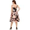 image:imageAdrianna Papell Womens Floral Mikado DressBlack Multi