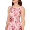 image:imageAdrianna Papell Womens Jacquard Flared DressBlush Multi