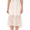 image:imageAdrianna Papell Womens Lace Midi Flounce DressIvory