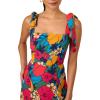 image:imageAdrianna Papell Womens Printed Midi DressOrange Multi