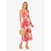 image:imageAdrianna Papell Womens Printed Midi DressRedIvory