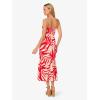 image:imageAdrianna Papell Womens Printed Midi DressRedIvory