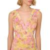 image:imageAdrianna Papell Womens Printed Midi DressYellow Multi