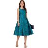 image:imageAdrianna Papell Womens Tea Length DressBlue Multi