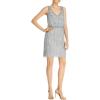 image:imageAdrianna Papell Womens Beaded V Neck Blouson DRS Slate 12