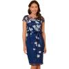 image:imageAdrianna Papell Womens Embroidered Sheath DressMidnight Multi