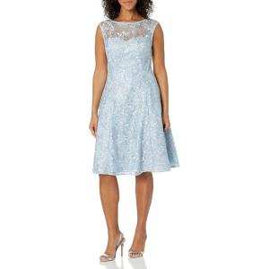 image:imageAdrianna Papell Womens Embroidered Midi Cocktail DressSkyway