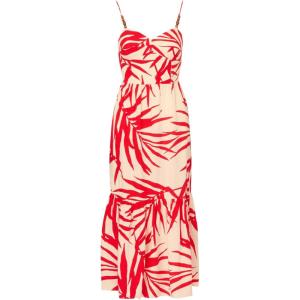 image:imageAdrianna Papell Womens Printed Midi DressRedIvory