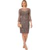 image:imageAdrianna Papell Bead Bell Sleeve Dress