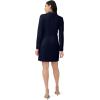 image:imageAdrianna Papell Crepe Tuxedo Sheath Dress Ivory 4Midnight