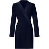 image:imageAdrianna Papell Crepe Tuxedo Sheath Dress Ivory 4Midnight