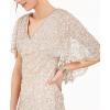 image:imageAdrianna Papell Short Beaded Dress DressChampagne Sand