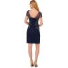 image:imageAdrianna Papell Short Beaded Dress DressLight Navy