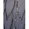 image:imageAdrianna Papell Womens Bead Mesh Wrap DressDusty Blue