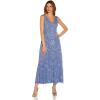 image:imageAdrianna Papell Womens Beaded Ankle Length DressFrench Blue