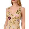 image:imageAdrianna Papell Womens Beaded Ankle Length DressLight Champagne