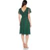 image:imageAdrianna Papell Womens Beaded Flutter DressDusty Emerald