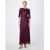 image:imageAdrianna Papell Womens Beaded GownCabernet