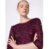 image:imageAdrianna Papell Womens Beaded GownCabernet
