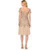 image:imageAdrianna Papell Womens Beaded Lace DressBiscotti