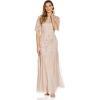 image:imageAdrianna Papell Womens Beaded Long GownBlush