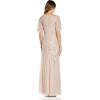 image:imageAdrianna Papell Womens Beaded Long GownBlush