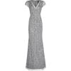 image:imageAdrianna Papell Womens Beaded Mermaid GownSpecial Occasion DressSterling