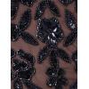 image:imageAdrianna Papell Womens Beaded Mesh DressSpecial Occasion DressNavyRosegold