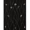 image:imageAdrianna Papell Womens Beaded Midi DressBlackGunmetal
