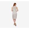 image:imageAdrianna Papell Womens Beaded Mock Neck CocktailIvory