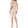 image:imageAdrianna Papell Womens Beaded Short DressBlush