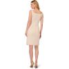 image:imageAdrianna Papell Womens Beaded Square Neck Short DressIvoryPearl