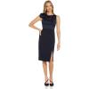 image:imageAdrianna Papell Womens Crepe Back Satin Short DressDark Navy