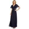 image:imageAdrianna Papell Womens Embellished Chiffon GownMidnight