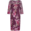image:imageAdrianna Papell Womens Embroidered Lace Midi DressBurgundy Multi