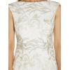 image:imageAdrianna Papell Womens Embroidered Lace Midi DressIvory