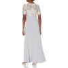 image:imageAdrianna Papell Womens Embroidered Long Gown